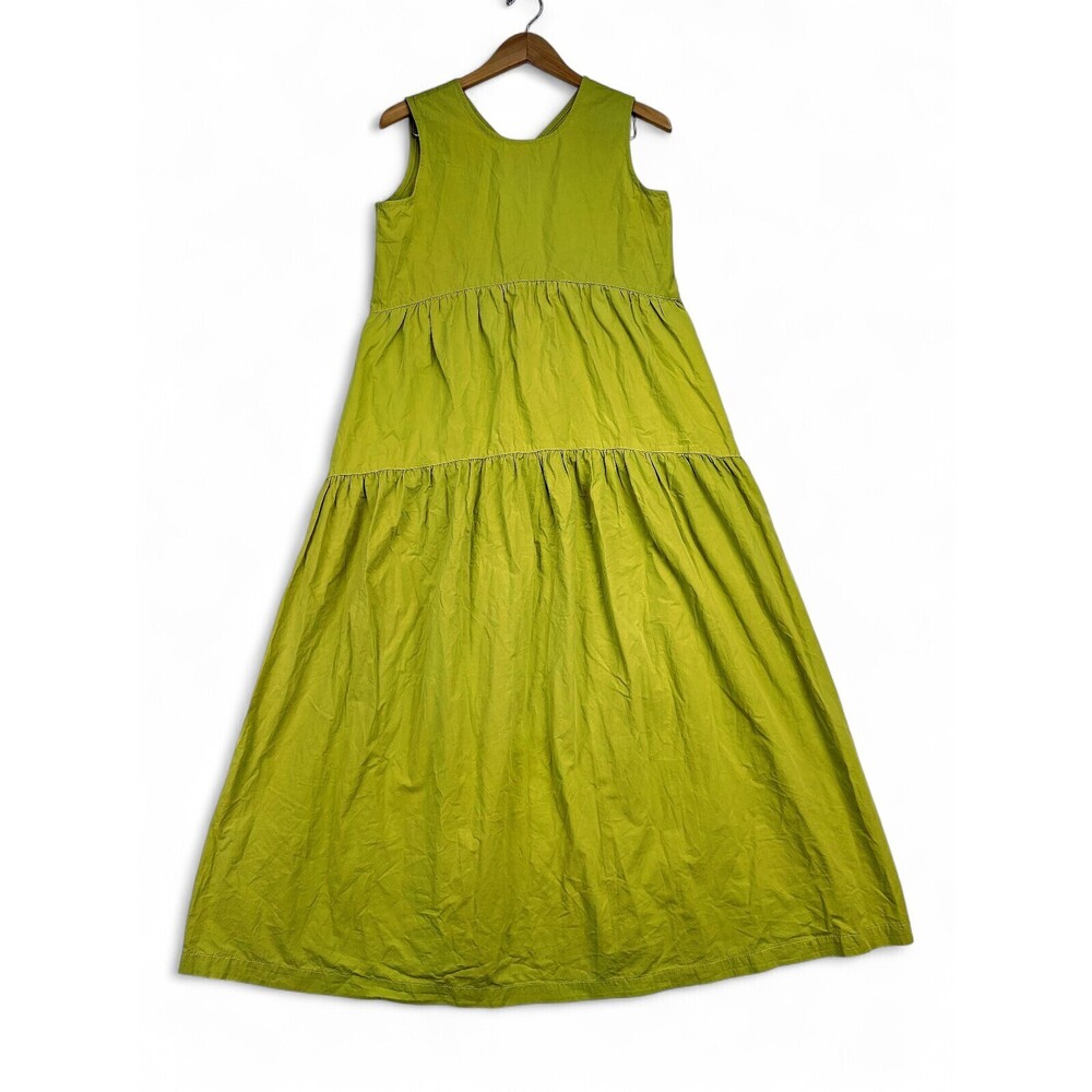 Niko And Tiered Cotton Maxi Dress Green Size L